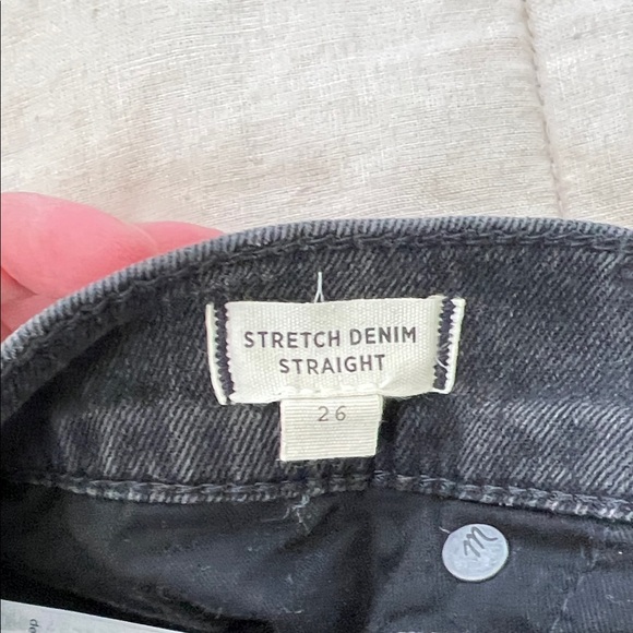 Madewell Black Denim Mini Skirt - Picture 3 of 4